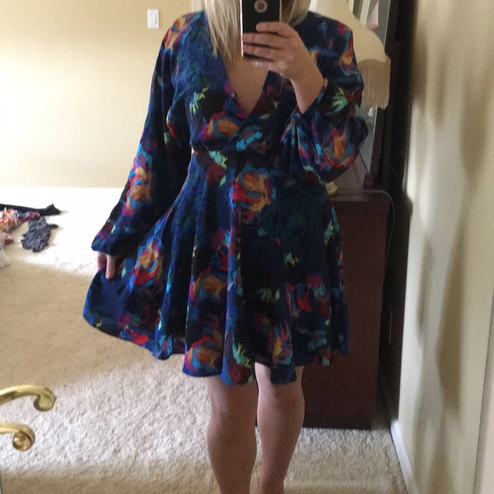 Long Sleeved floral dress